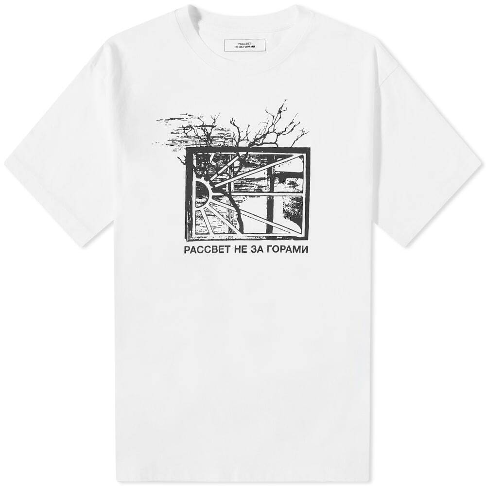 PACCBET Men's Window Logo T-Shirt in White PACCBET