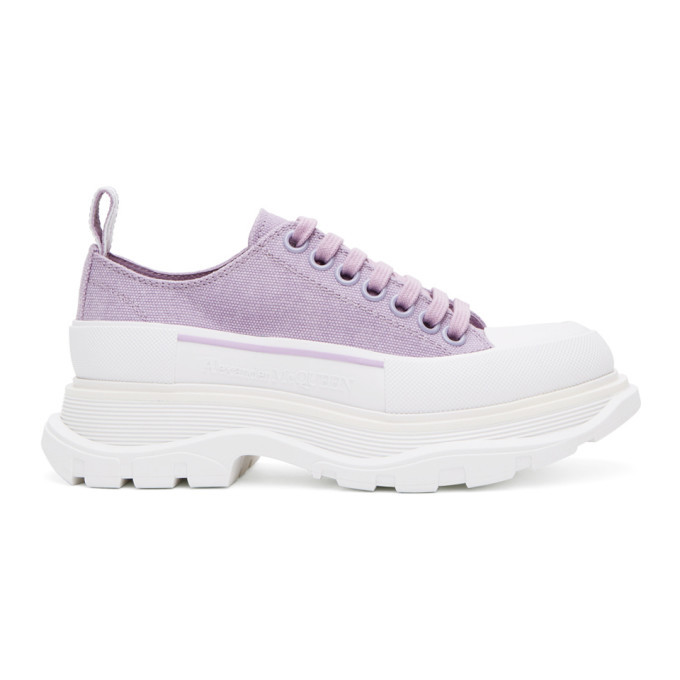 purple alexander mcqueen sneakers