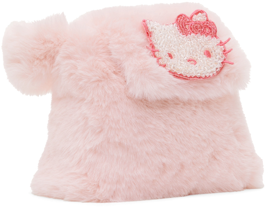 fluffy hello kitty bag