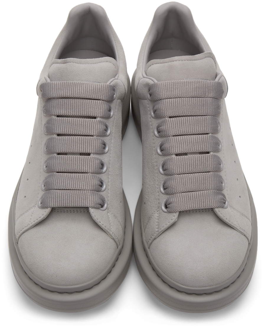 suede mcqueens grey