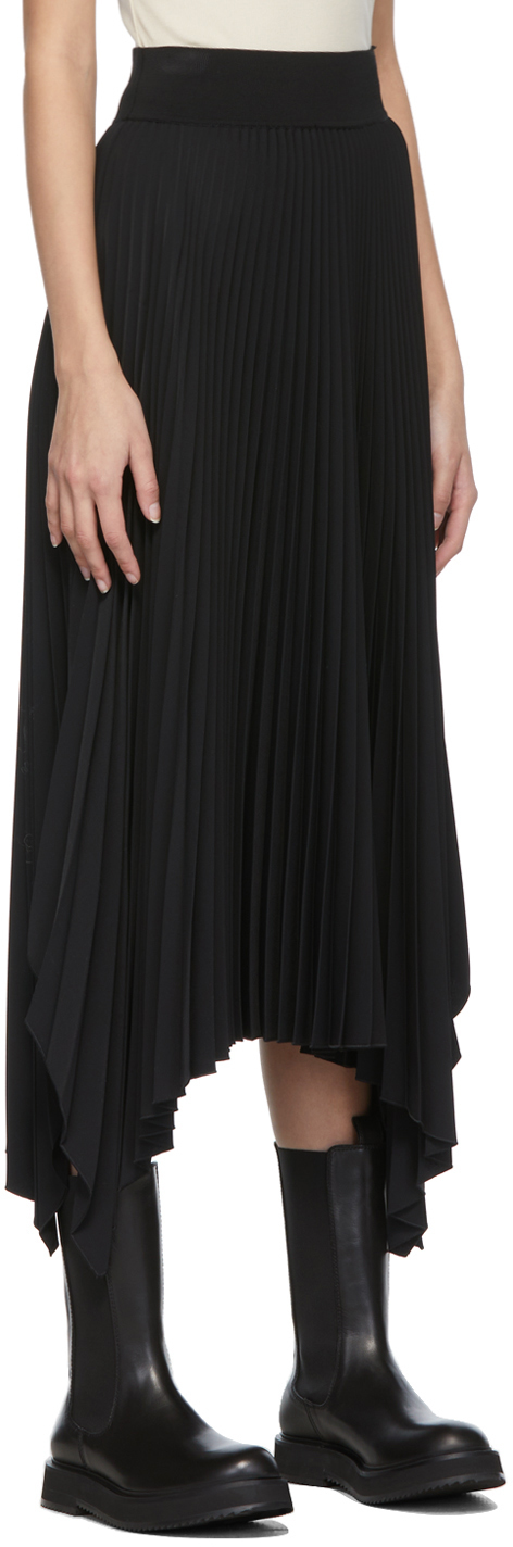 Joseph Black Pleated Ade Skirt Joseph