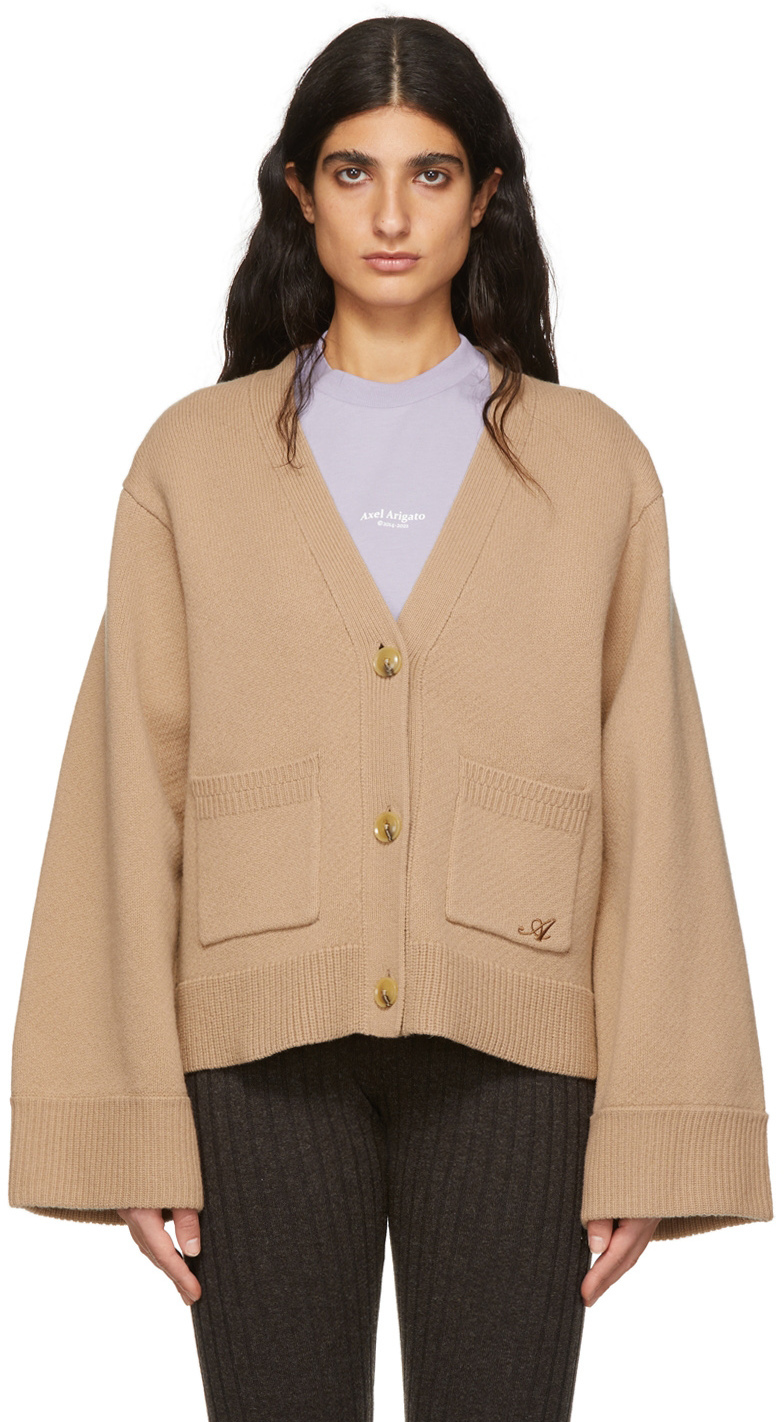 Axel Arigato Beige Wool Cardigan Axel Arigato