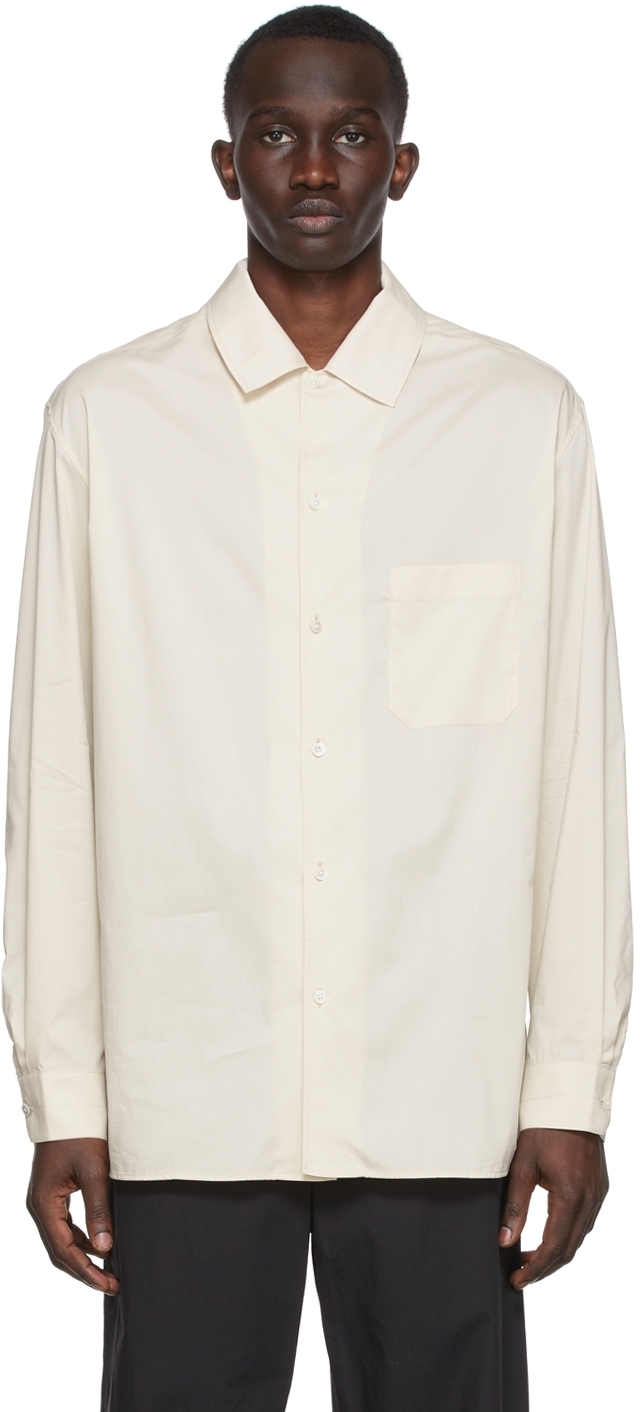 Lemaire Off-White Convertible Collar Shirt Lemaire
