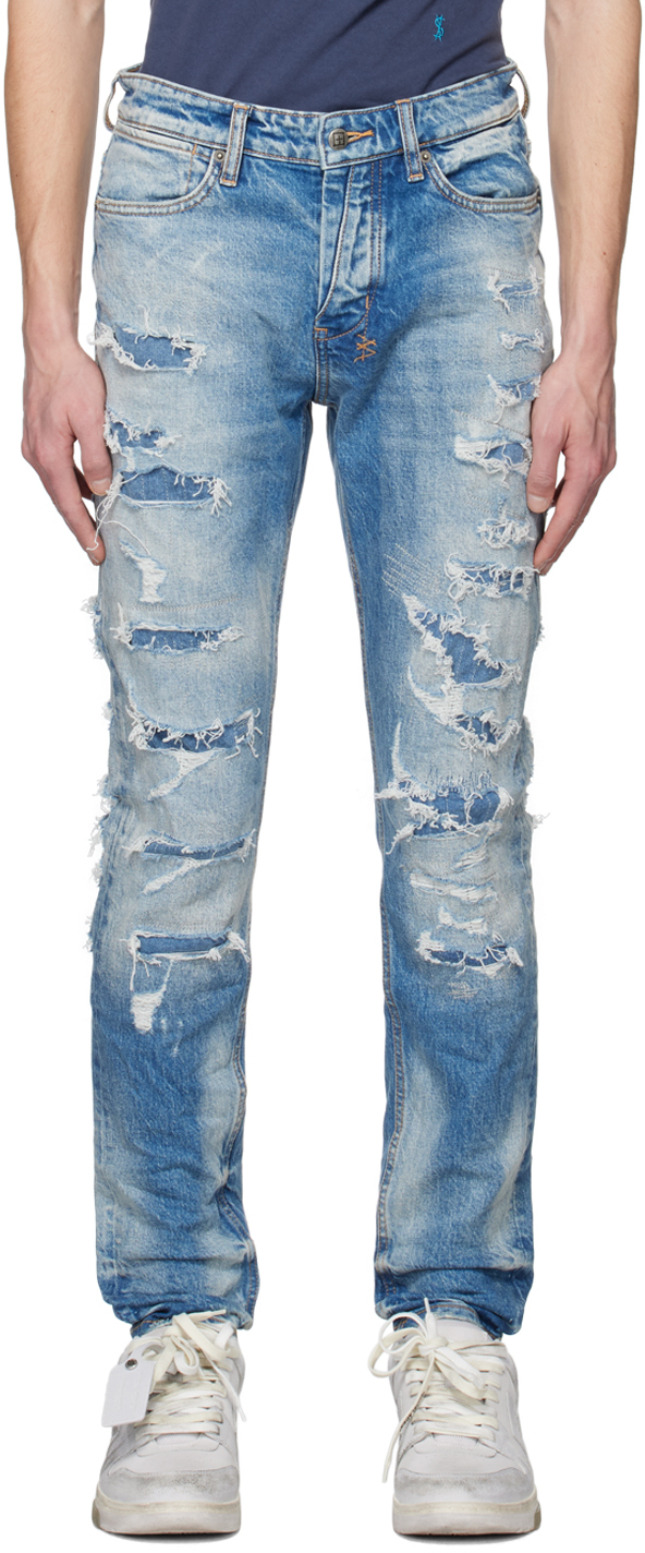 Ksubi Blue Van Winkle Tektonik Dialled Jeans Ksubi