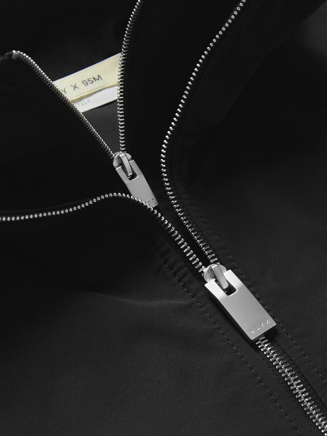 1017 ALYX 9SM - Logo-Print Nylon and Cotton-Blend Track Jacket - Black