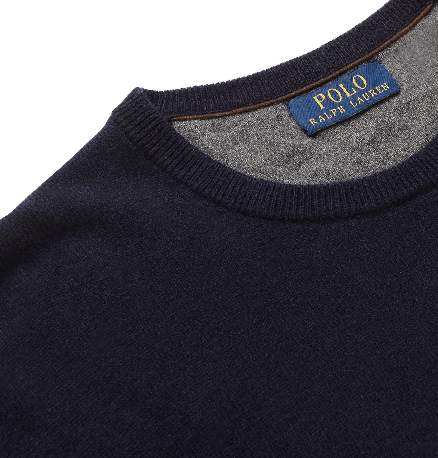 Polo Ralph Lauren - Slim-Fit Logo-Embroidered Merino Wool Sweater - Blue Polo  Ralph Lauren