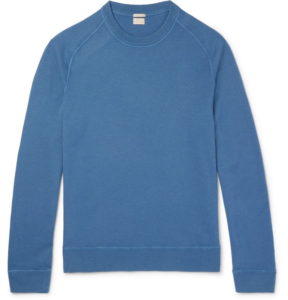 Massimo Alba - Watercolour-Dyed Cashmere Sweater - Men - Azure Massimo Alba