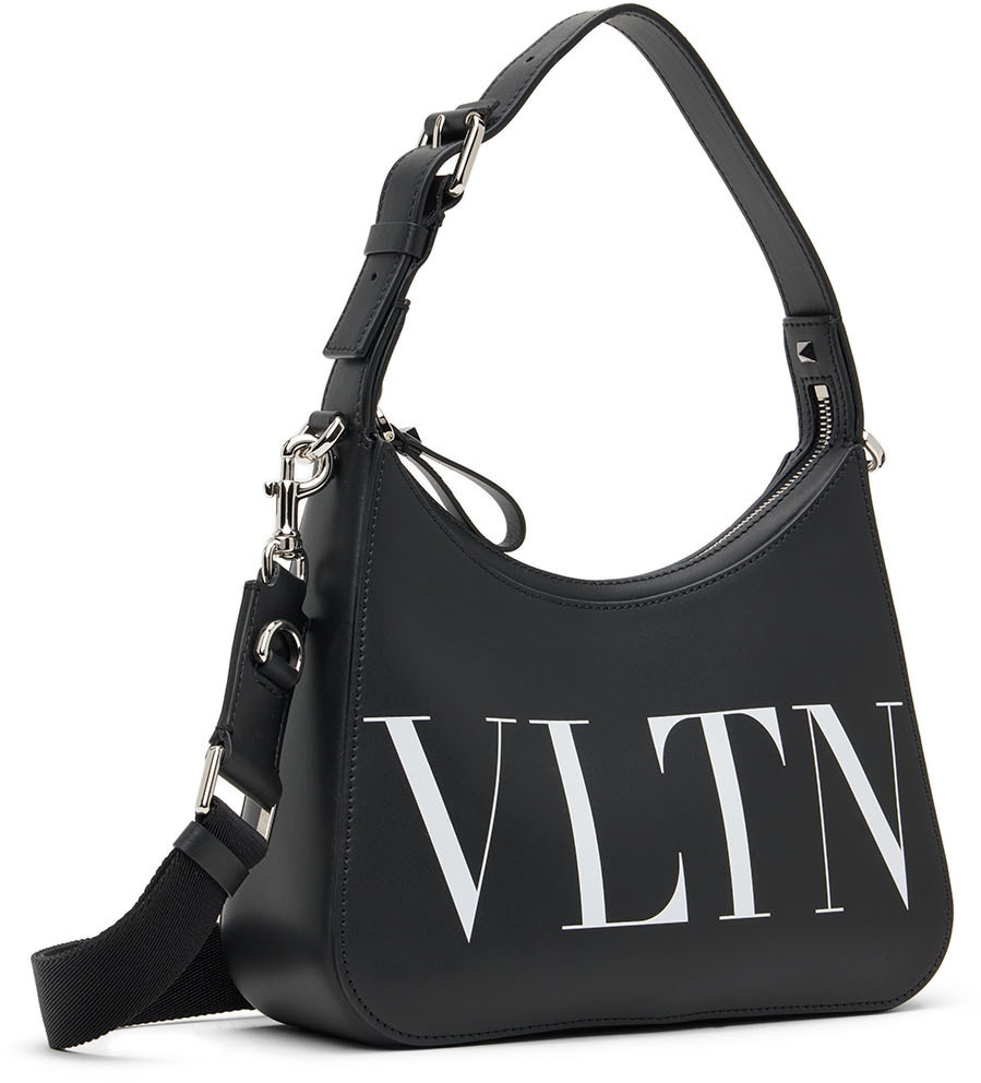 Valentino Garavani Black VLTN Messenger Bag Valentino Garavani