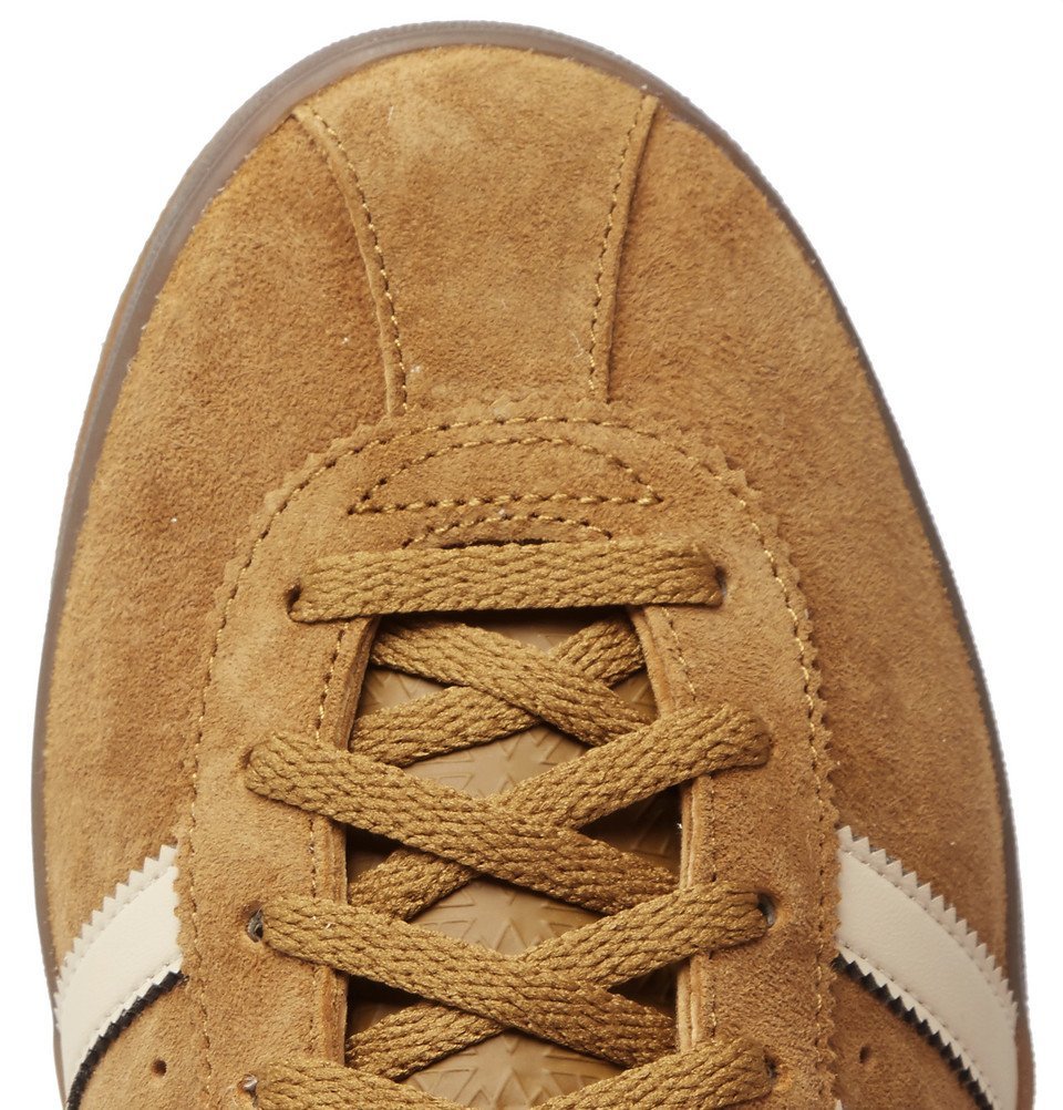 adidas - Spezial Leather-Trimmed Suede Sneakers - Brown adidas Originals
