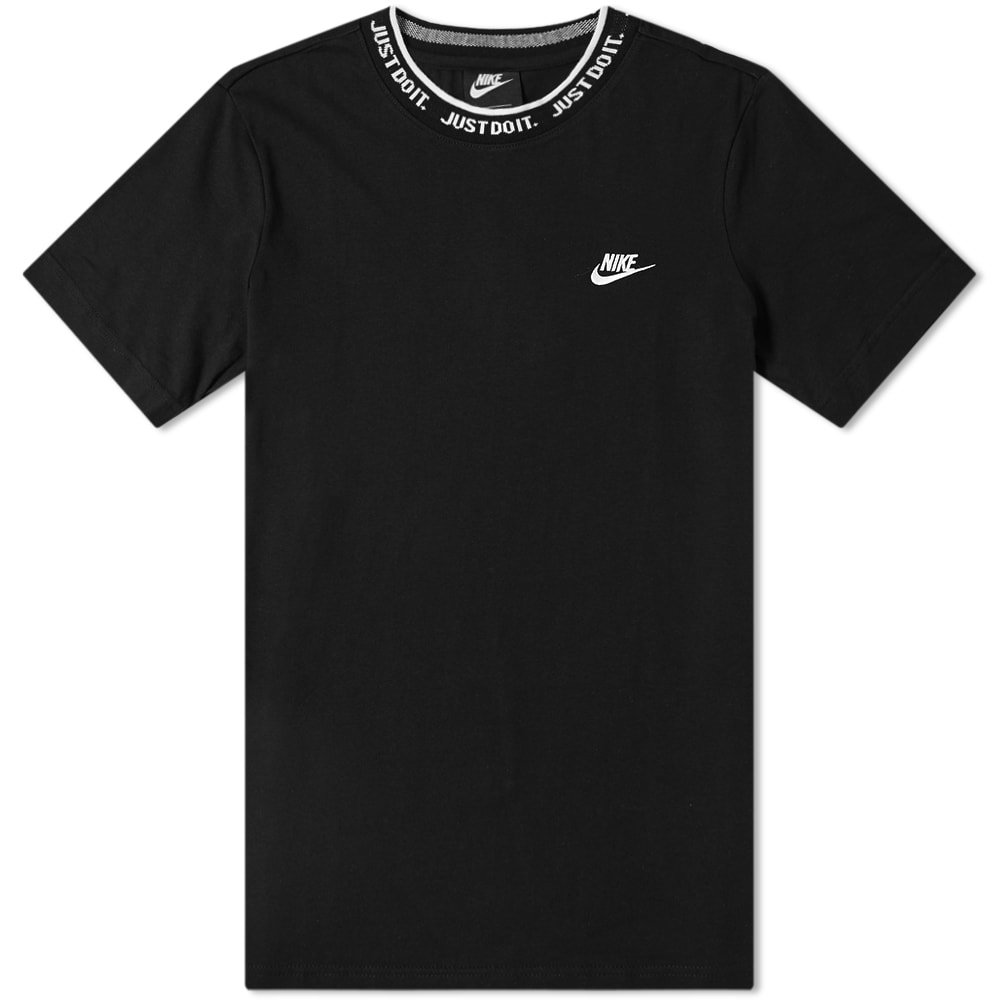 Nike Just Do It Script Neck Tee Nike