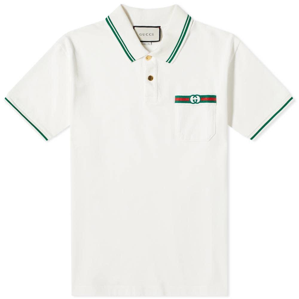 gucci stripe polo