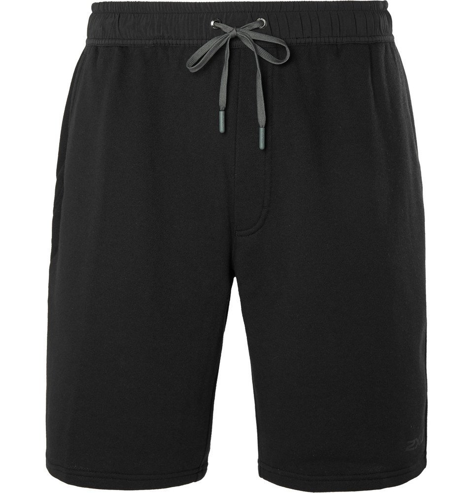 2XU Urban Loopback CottonBlend Jersey Running Shorts Black 2XU