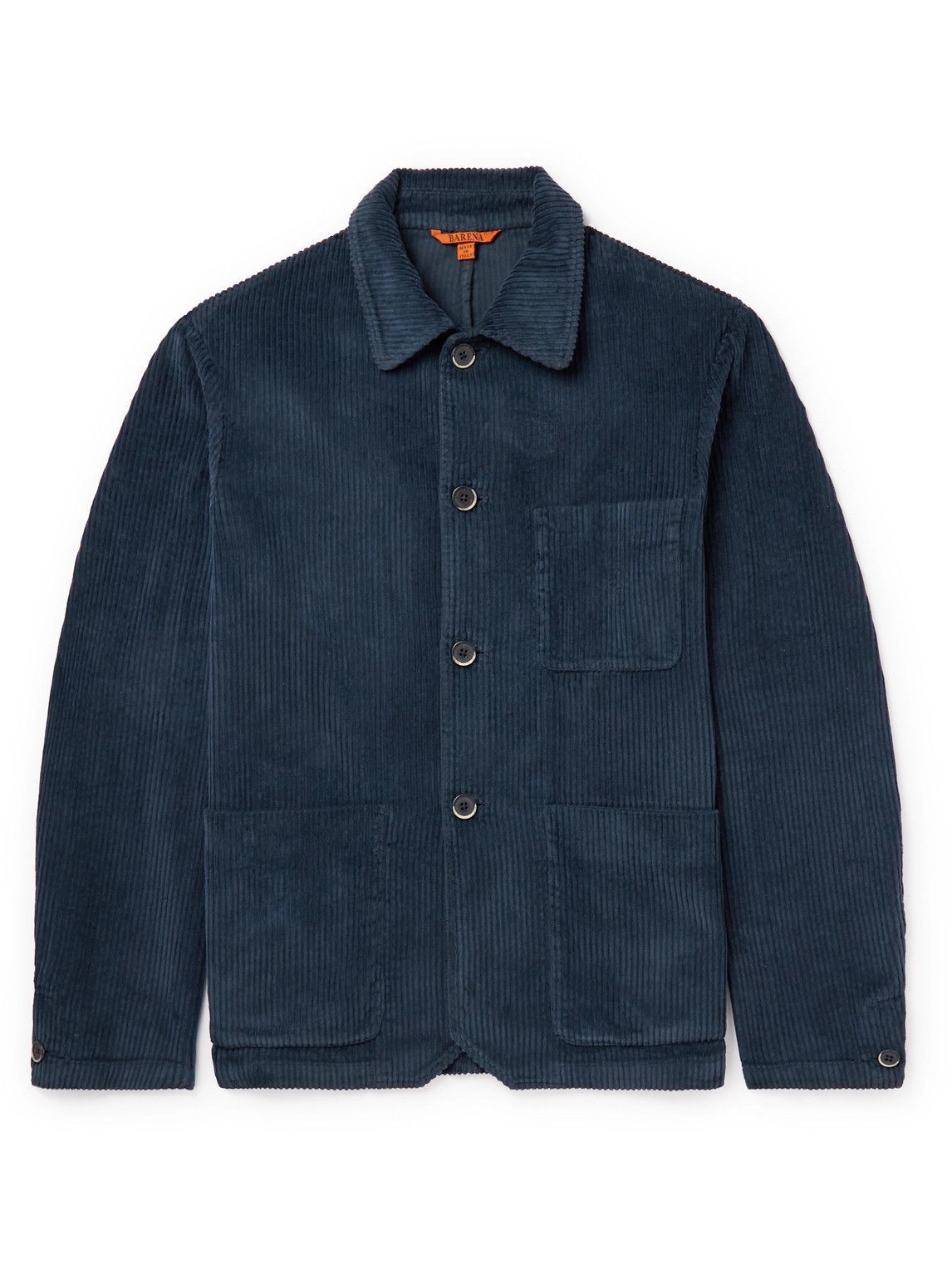 Barena - Visal Cotton-Corduroy Overshirt - Blue Barena