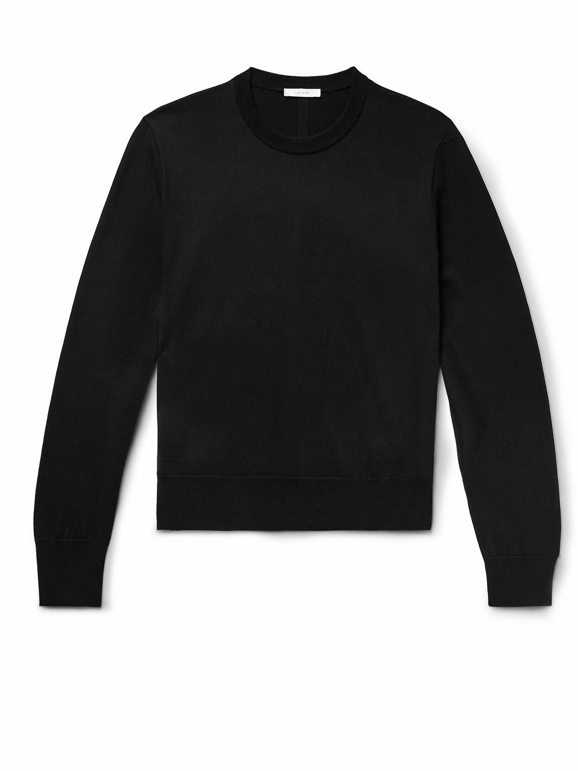 The Row - Panetti Cotton Sweater - Black The Row