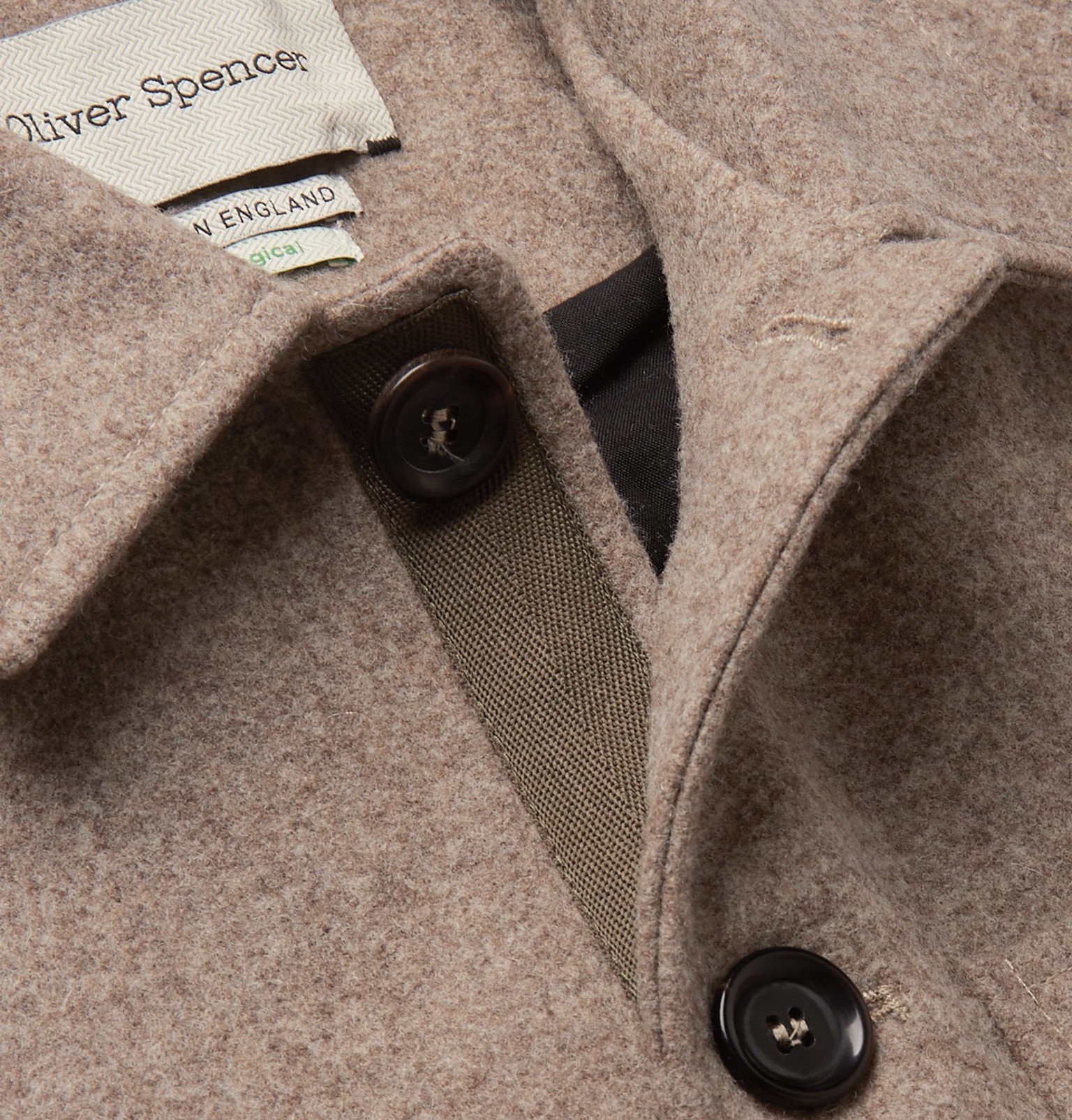 Oliver Spencer - Brushed-Wool Jacket - Neutrals