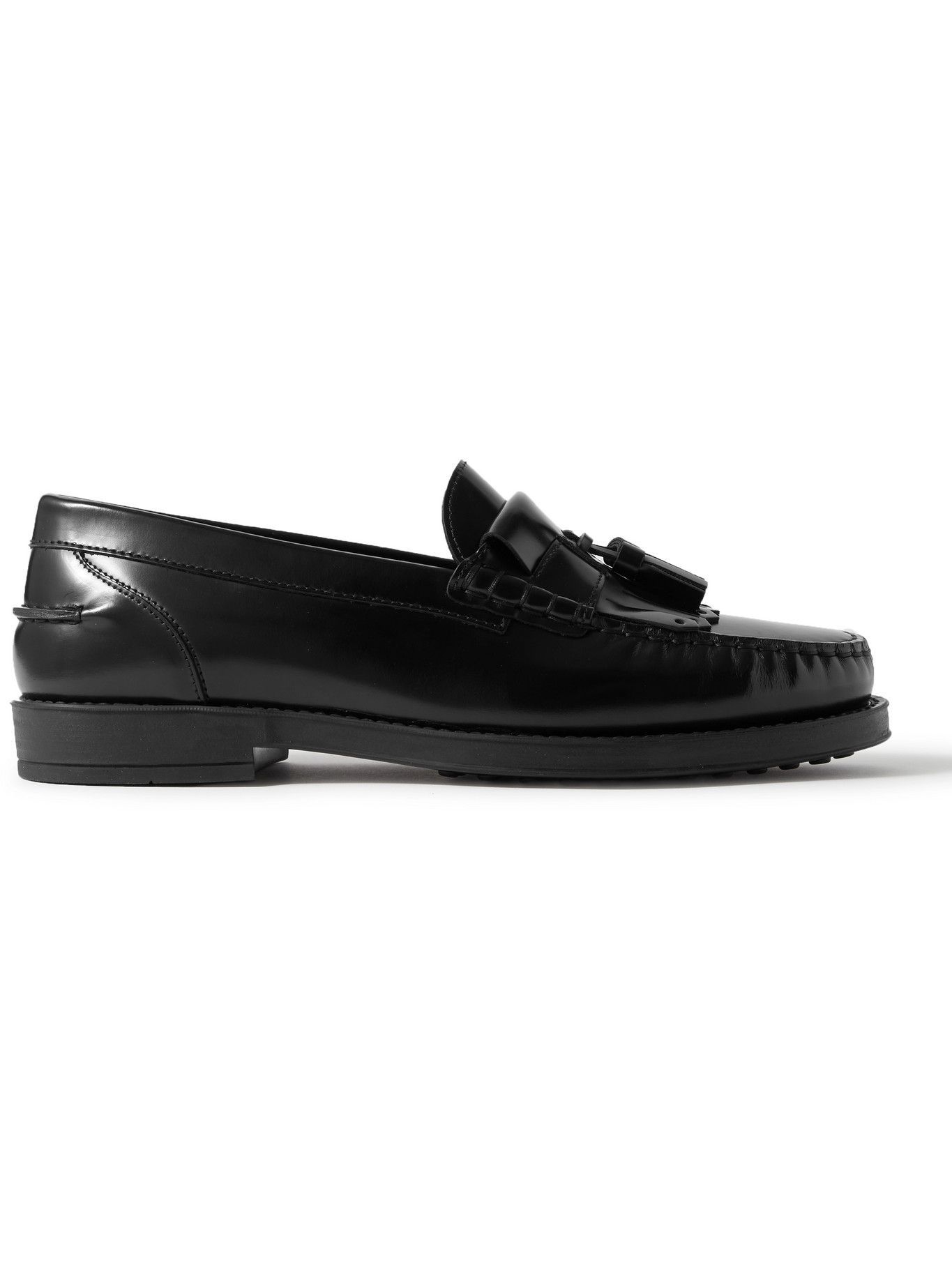 Tod's - Polished-Leather Tasselled Loafers - Black Tod's