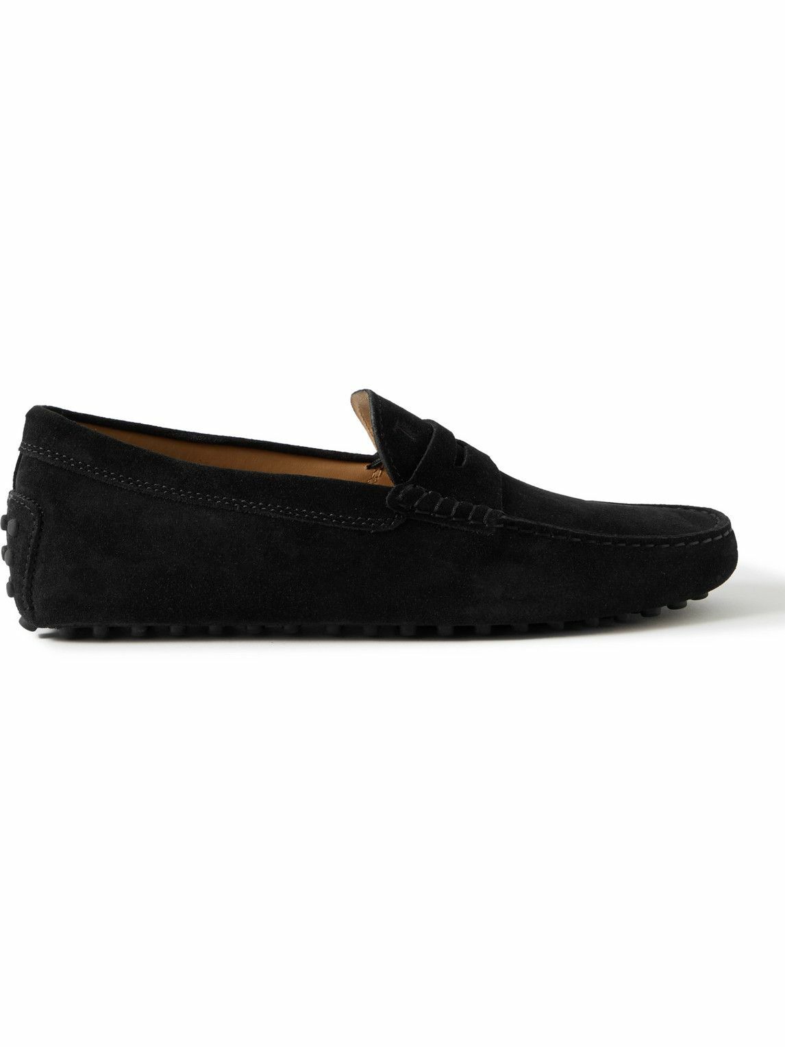 Tod's - Gommino Suede Driving Shoes - Black Tod's