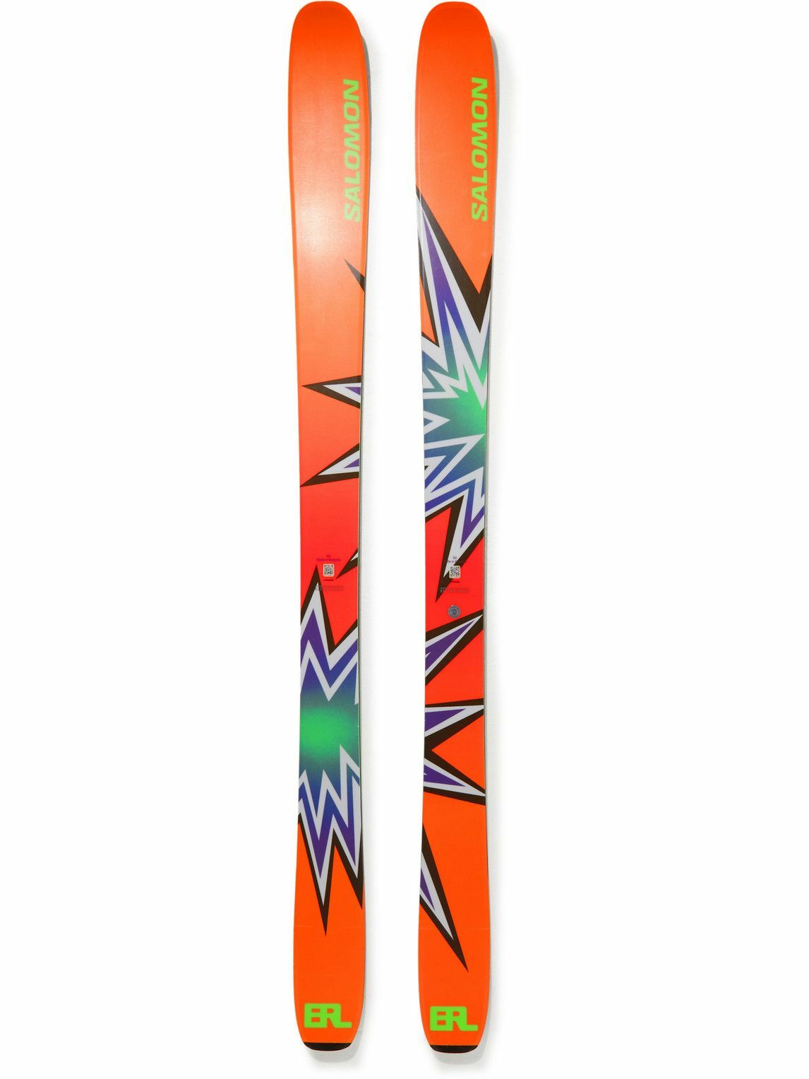 ERL Salomon Printed Wood Skis ERL