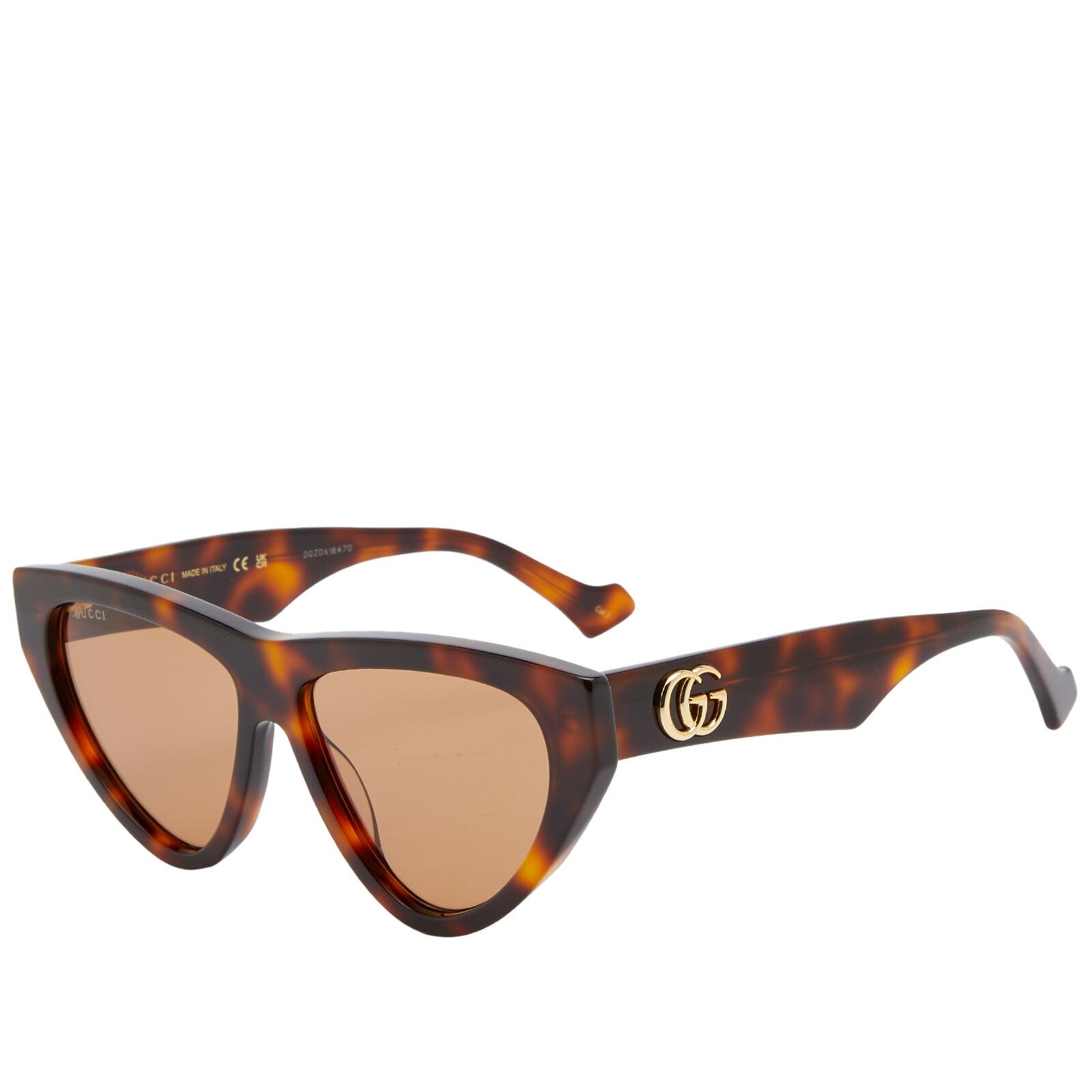 Gucci Women's Eyewear GG1333S Sunglasses in Havana/Brown Gucci