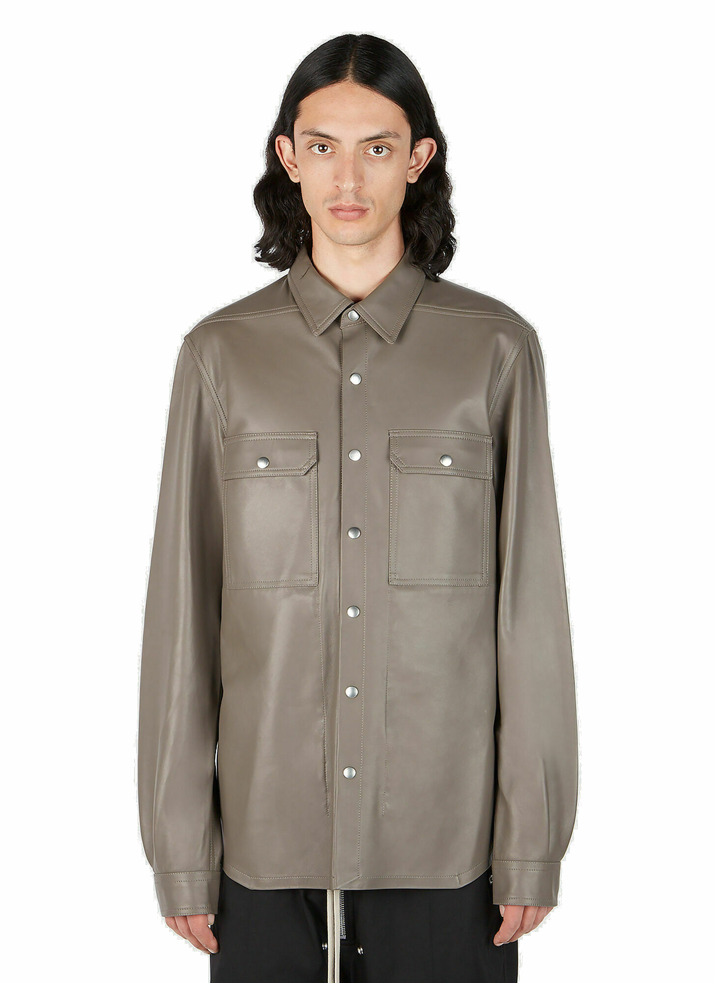 Photo: Rick Owens - Outershirt in Grey