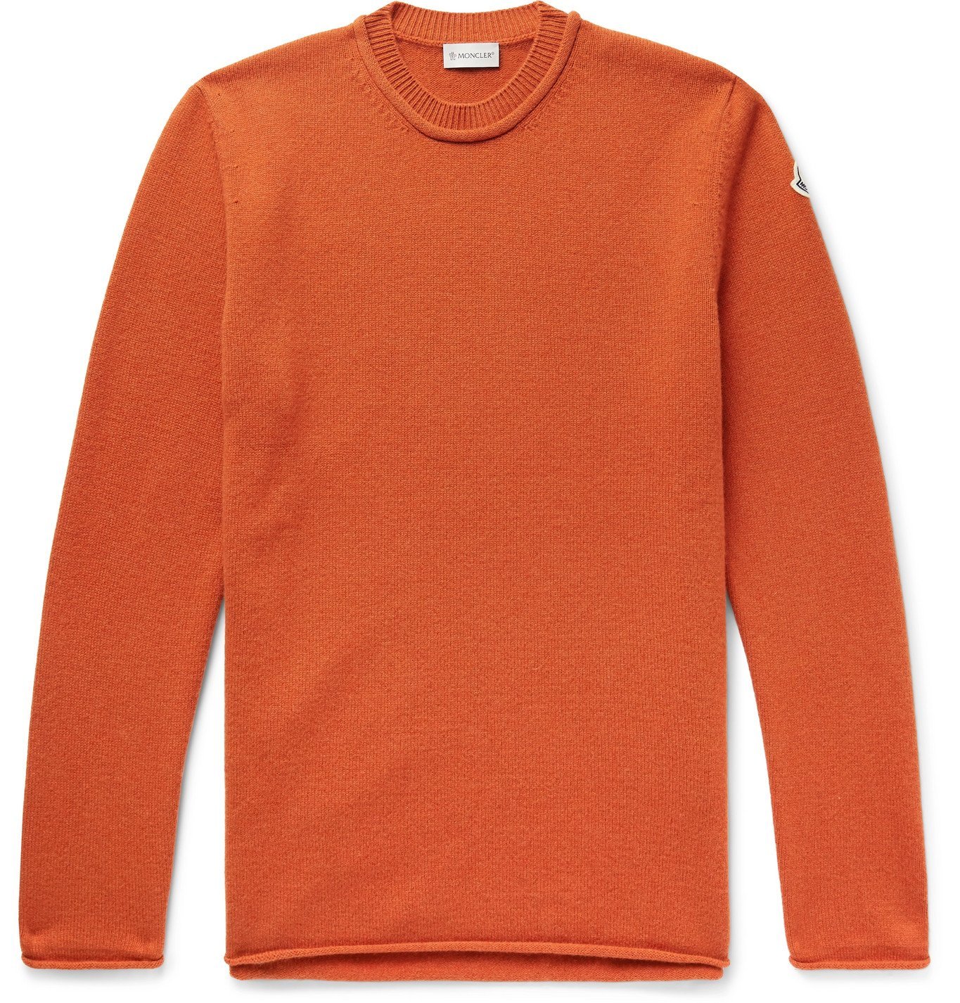 moncler orange sweater