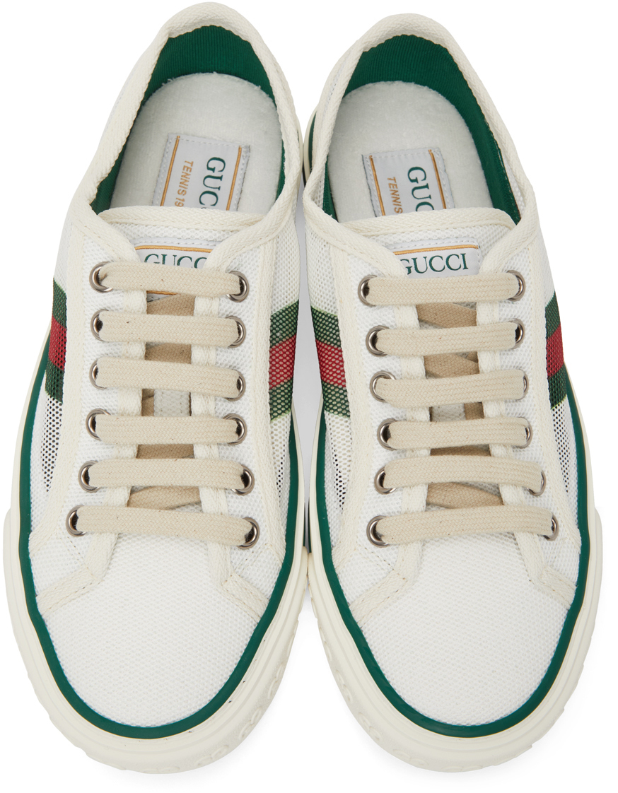 Gucci Off-White Mesh 'Gucci Tennis 1977' Sneakers Gucci