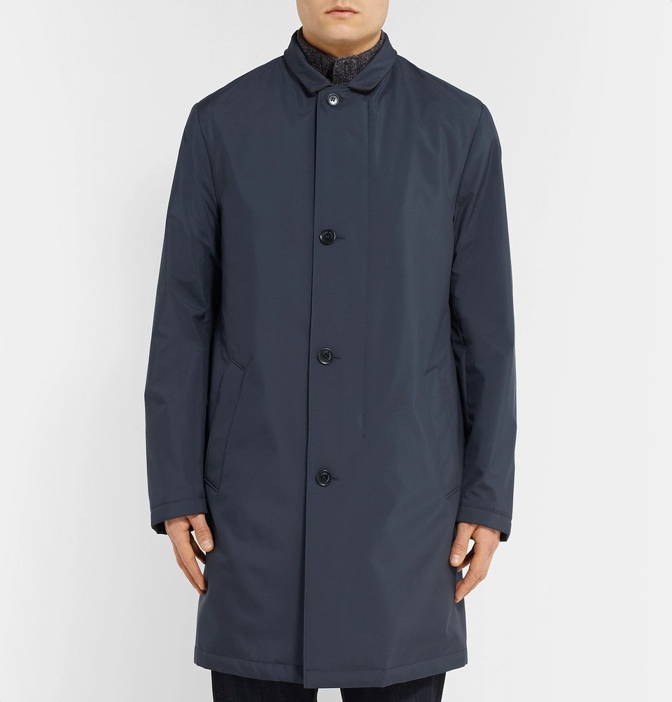 Loro Piana - Sebring Windmate Storm System Suede-Trimmed Shell Coat ...