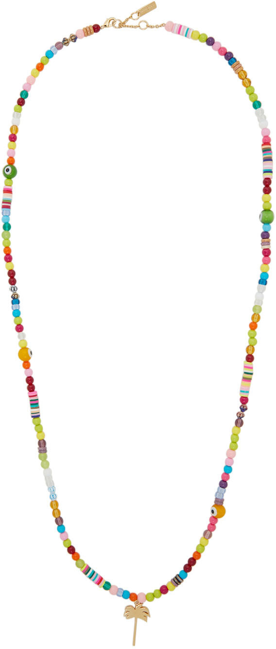 Photo: Palm Angels Multicolor Long Palm Rainbow Necklace