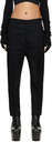 Rick Owens Black Astaires Cropped Trousers