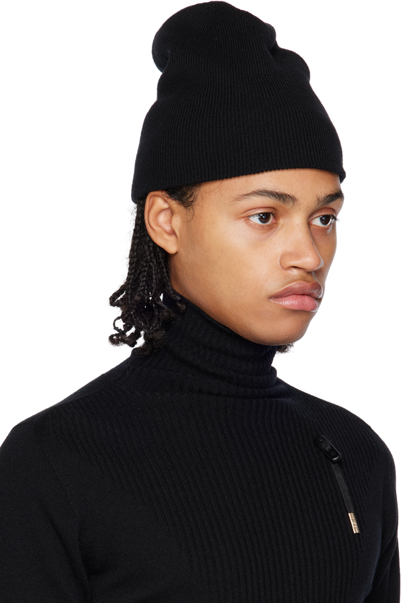 Boris Bidjan Saberi Black Seamless Beanie Boris Bidjan Saberi