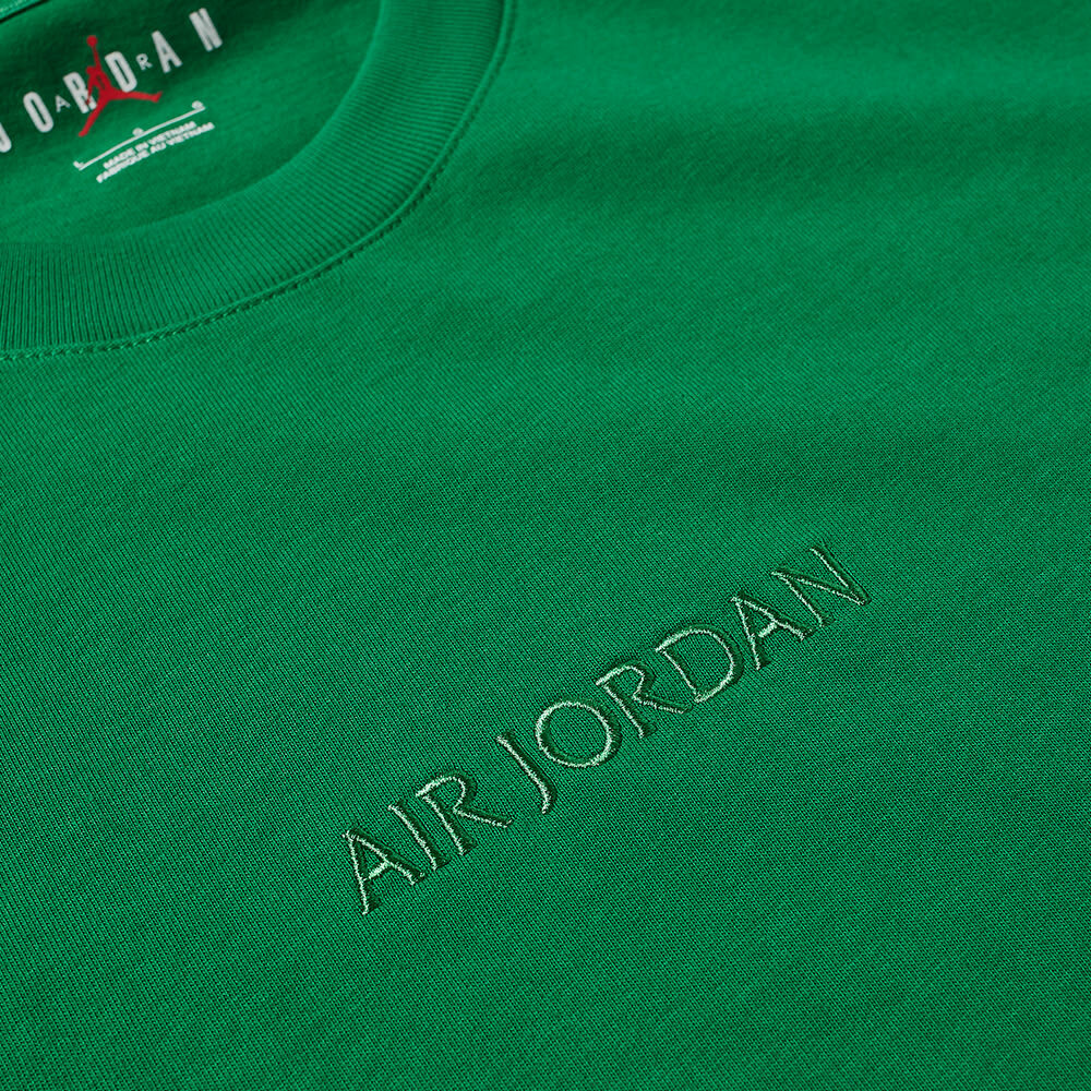 Air Jordan Men's Wordmark T-Shirt in Pine Green Nike Jordan Brand