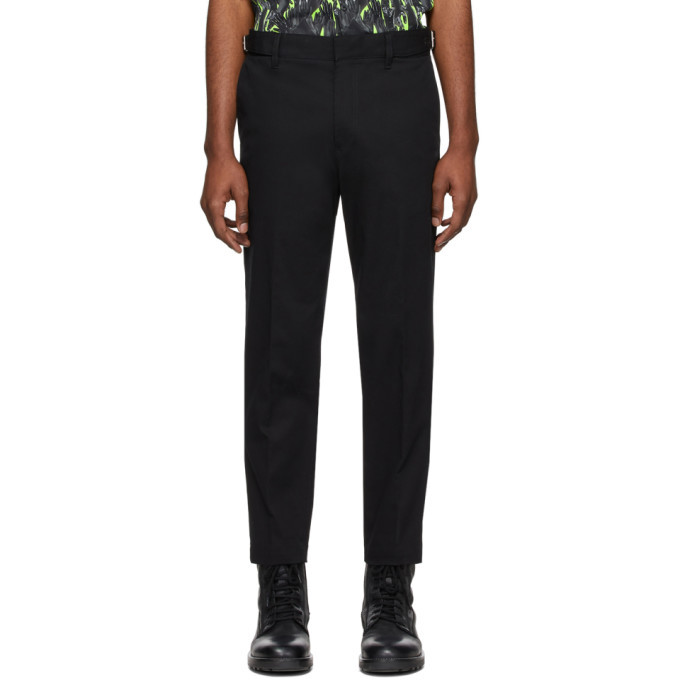 diesel black trousers