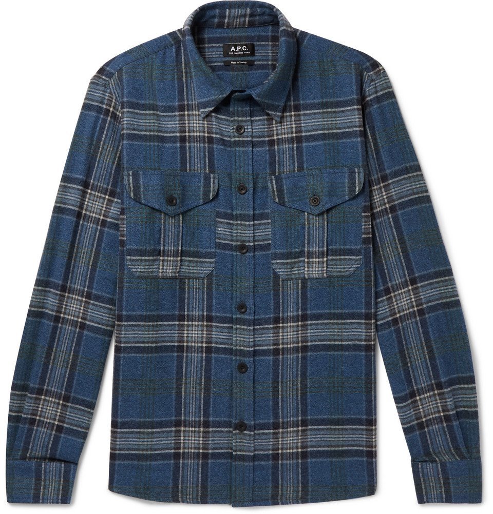A.P.C. - Breton Checked Flannel Shirt 