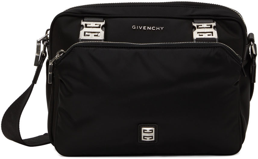 Givenchy Black 4G Light Messenger Bag Givenchy