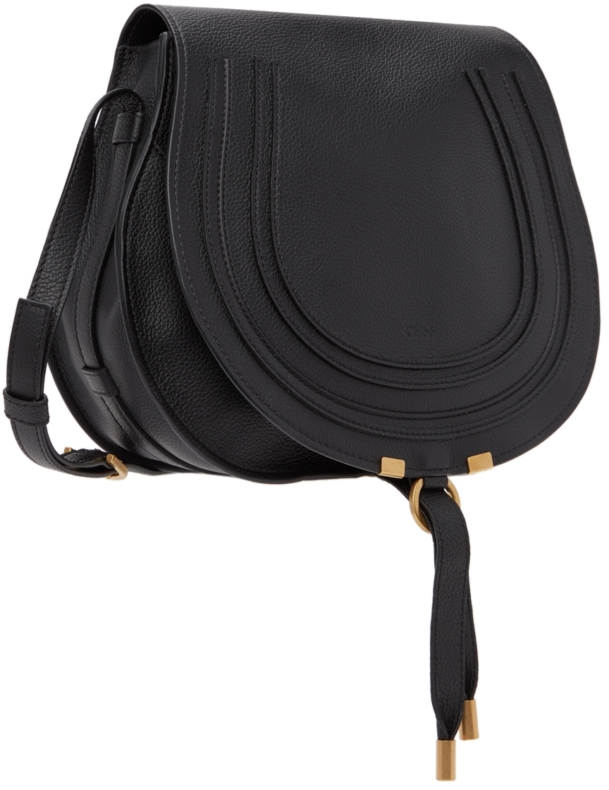 Chloé Black Medium Marcie Saddle Bag
