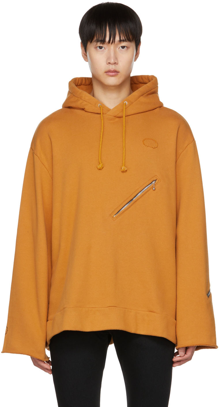 Undercoverism Orange Zip Pocket Hoodie Undercoverism