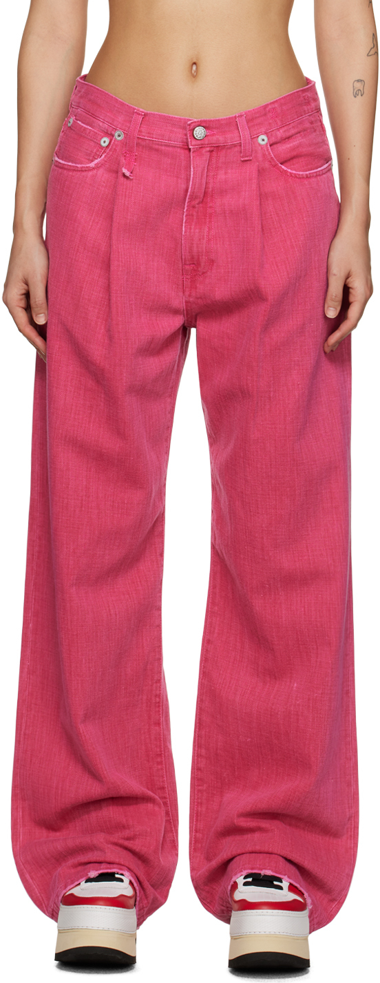 R13 Pink Damon Jeans R13