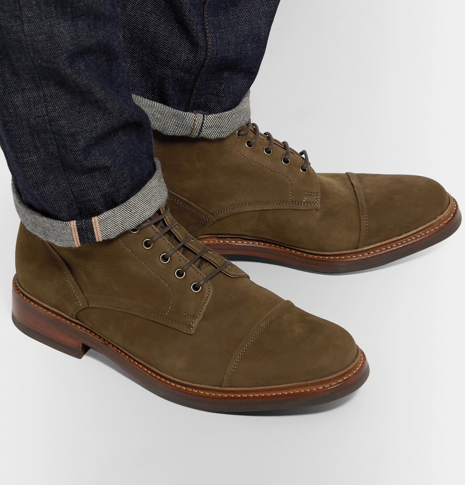 Grenson - Joseph Nubuck Boots - Brown Grenson