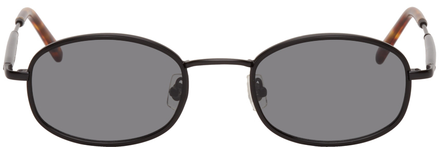 BONNIE CLYDE Black & Tortoiseshell No. 7 Sunglasses