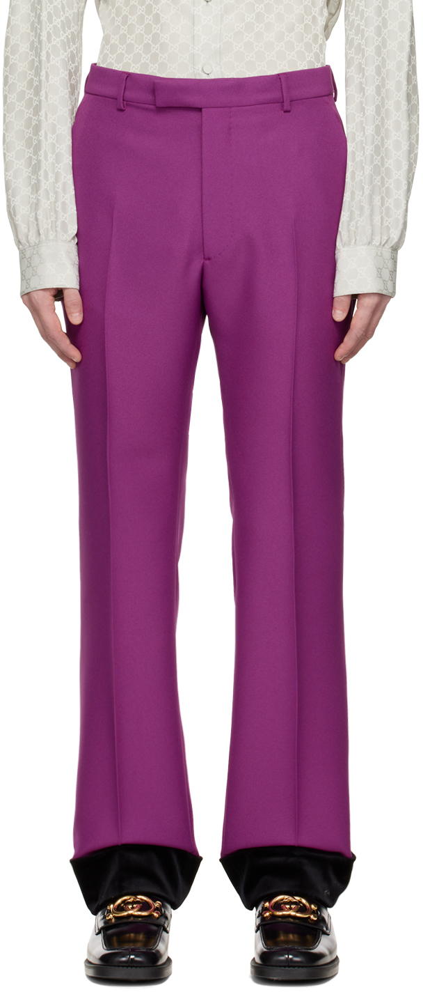 Gucci Purple Formal Trousers Gucci