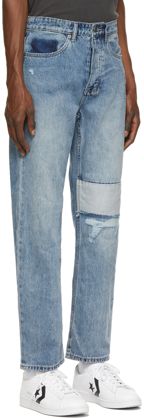 Ksubi Blue Ripped Anti K Jeans Ksubi