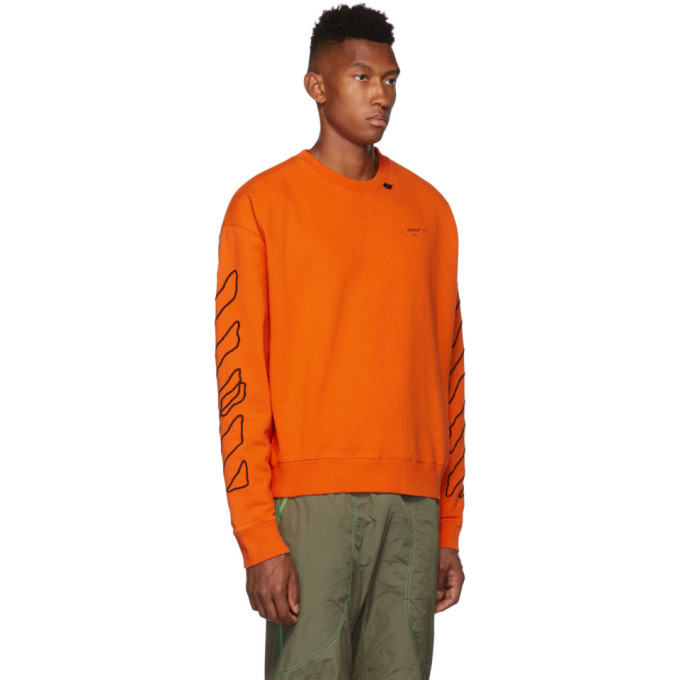 off white abstract arrows sweatshirt