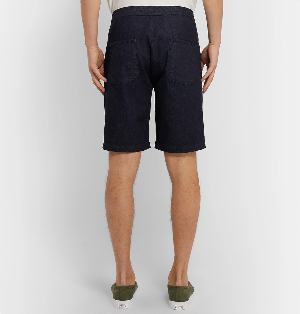Oliver Spencer - Organic Drawstring Shorts - Blue