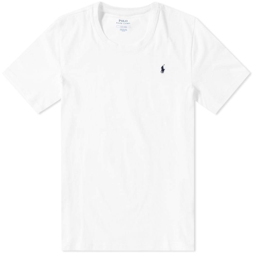 polo ralph lauren crew neck white