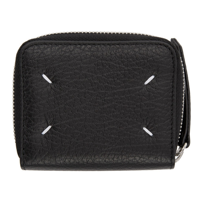 Maison Margiela Black Square ZipAround Wallet Maison Margiela