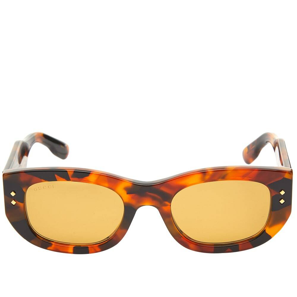 Gucci Women's Eyewear GG1215S Sunglasses in Havana/Brown Gucci