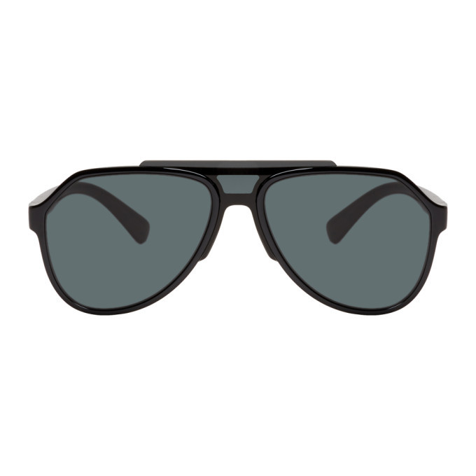 Dolce and Gabbana Black Aviator Sunglasses Dolce & Gabbana