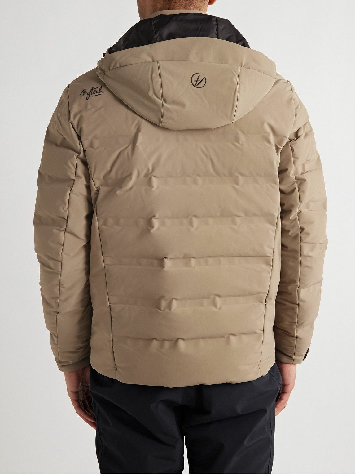 Aztech Mountain - Nuke Suit Quilted Hooded Down Ski Jacket - Neutrals ...