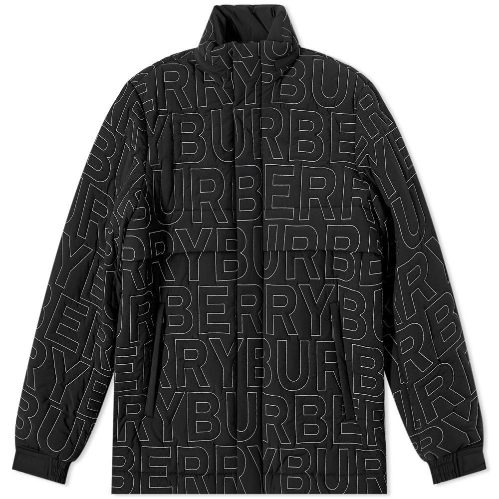 Photo: Burberry Dainton Logo Quilted Jacket