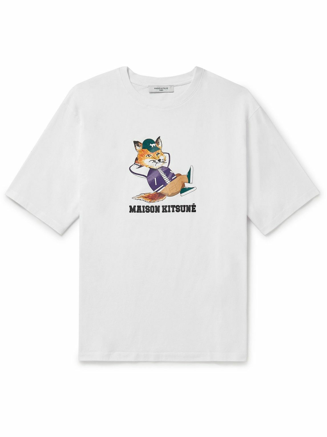 Maison Kitsuné Bicolor Cotton T-Shirt